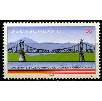 Poštovní známka (2003) MiNr. 2345 ** - Německo - 100 let Salzachbrücke Laufen-Oberndorf