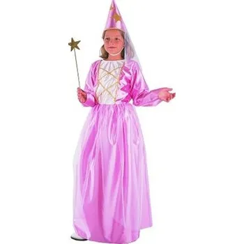 Karnevalový kostým KOSTÝM - PRINCEZNA / VÍLA - RŮŽOVÁ 5-9
