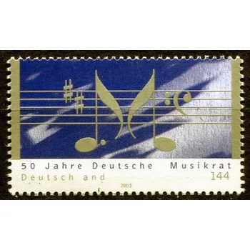 Poštovní známka (2003) MiNr. 2346 ** - Německo - 50 let Německá hudební rada