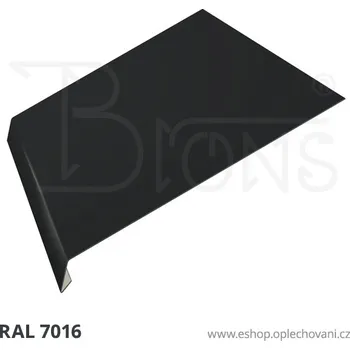 Střešní lemovaní Okapnice rš 200 tmavě šedá