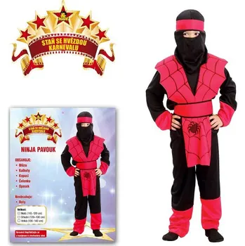 Karnevalový kostým KOSTÝM NINJA - PAVOUK
