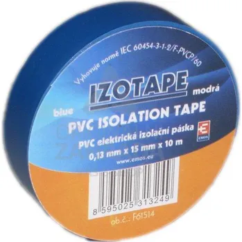 Izolační páska 15 mm modrá, 10 m
