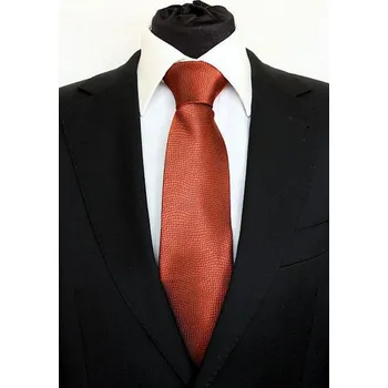 Kravata Pánská vínová vzorovaná klasická kravata - 8 cm (Pánská klasická kravata)