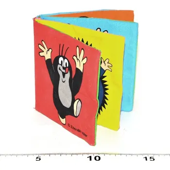 Hračka pro nejmenší TEXTILNÍ KNÍŽKA S KRTEČKEM