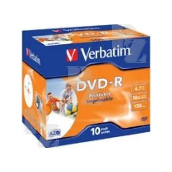Počítač Verbatim DVD-R 47GB 16x Printable jewel
