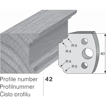 Pracovní nůž SP profilový nůž 42 Pilana