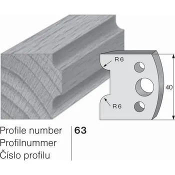 Omezovač profilového nože 63 Pilana