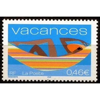 Poštovní známka Post France (2002) MiNr. 3630 ** - Francie - pozdrav z dovolené
