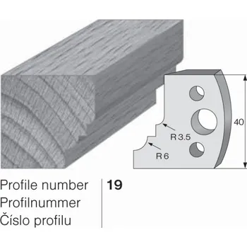 Pracovní nůž SP profilový nůž 19 Pilana
