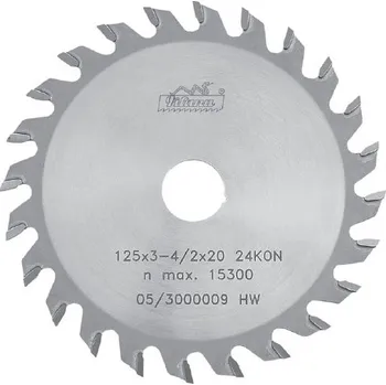Pilový kotouč Pilový kotouč předřez 5393 KON 125 x 3,0 - 4,0 x 20 - 24 z