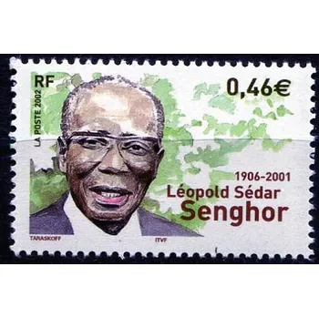 Poštovní známka Post France (2002) MiNr. 3676 ** - Francie - 1. výročí smrti Léopold Sédar Senghor