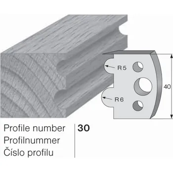 Pracovní nůž SP profilový nůž 30 Pilana