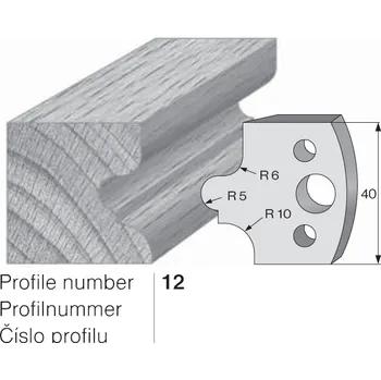 Pracovní nůž SP profilový nůž 12 Pilana