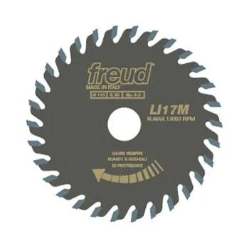Pilový kotouč Pilový kotouč Freud předřez pevný určený pro řezání ve formátovacích pilách LI17MGA3 120 x 3,2 / 2,2 x 20 - 30 z