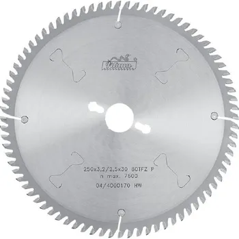 Pilový kotouč Pilový kotouč pro řezání neželezných kovů a plastů 5387 - 11 TFZ P 250 x 3,2 / 2,5 x 30 - 80 z Pilana