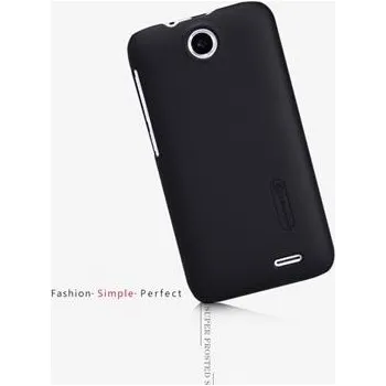 Pouzdro na mobilní telefon Nillkin Super Frosted Zadní Kryt + fólie Black pro HTC Desire 320