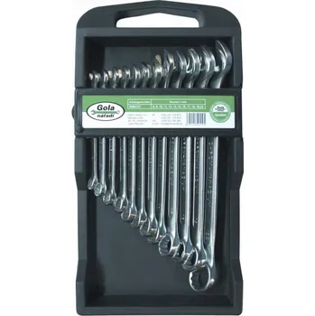 12 dílná sada očkoplochých maticových klíčů GOLA 600112V