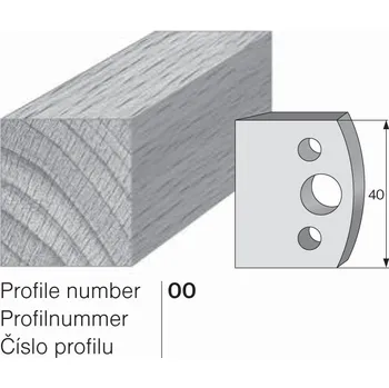 Pracovní nůž SP profilový nůž 00 Pilana