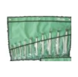 Sada očkových vyhnutých klíčů DIN 838 - 10 dílná GOLA 800010