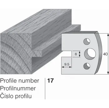 Omezovač profilového nože 17 Pilana