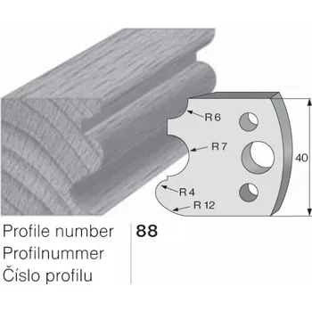 Pracovní nůž SP profilový nůž 88 Pilana
