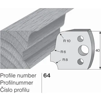 Omezovač profilového nože 64 Pilana