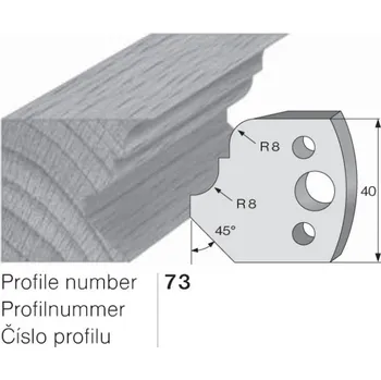 Ruční nářadí SP profilový nůž 73 Pilana