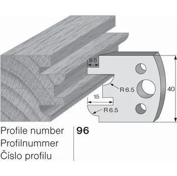 Pracovní nůž SP profilový nůž 96 Pilana
