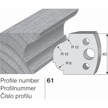 Omezovač profilového nože 61 Pilana
