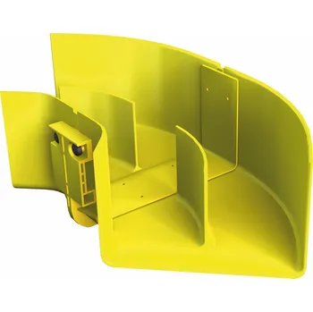 elektrický kabel OPW-16HA90-YL Horizontální ohyb 90° OptiWay, v. 100mm, š. 160mm, žlutý