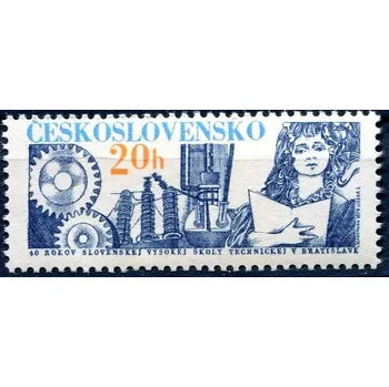 Poštovní známka Českosloveská pošta (1979) č. 2372 ** - Československo - 40. výročí SVŠT v Bratislavě