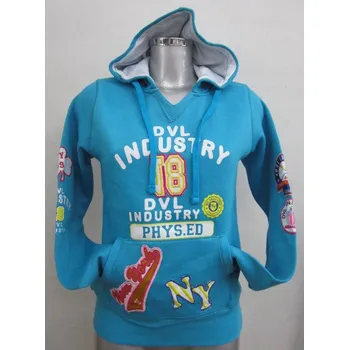 Dámská mikina Dámská mikina NY 18 s kapucí modrá