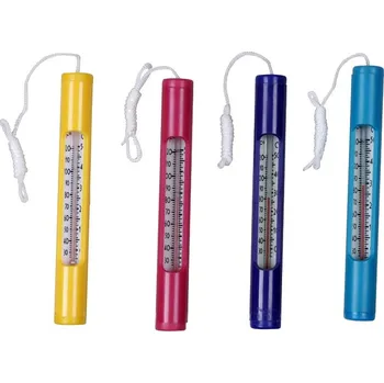 Domácí teploměr Neplovoucí teploměr do bazénu, barevný