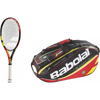 Tenisová raketa Babolat AeroPro Drive French Open 2015 + Pure Aero French Open x12 Bag 