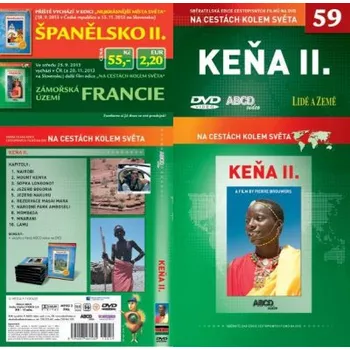 DVD film Keňa II. DVD cestopis
