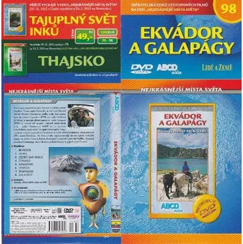 DVD film Ekvádor a Galapágy DVD cestopis