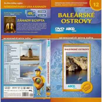 DVD film Baleárské ostrovy DVD cestopis