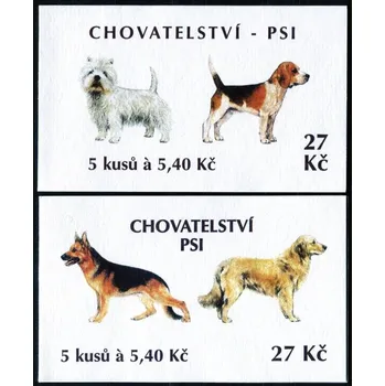 Poštovní známka (2001) ZS 86 - 87 - Česká pošta - Chovatelství - Psi