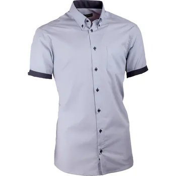 Pánská košile Košile Assante 40117 šedá / černá