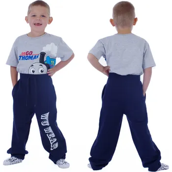 Dětské tepláky modré WU WEAR