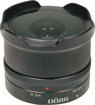 Objektiv Dörr 9,3 mm f/8 Fisheye pro Olympus/Panasonic MFT