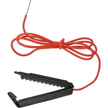 Ohradník Připojovací kabel k elektrickému ohradníku pro drát, lanko, pásku i síť