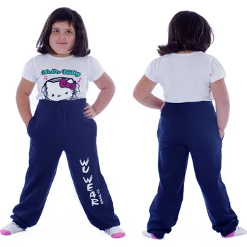 Sportovní dětské tepláky modré WU WEAR