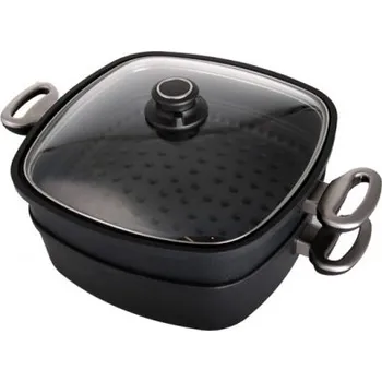 Pánev Harecker parní sestava 28x28x9+ titanový pařák + víko EXCELENT