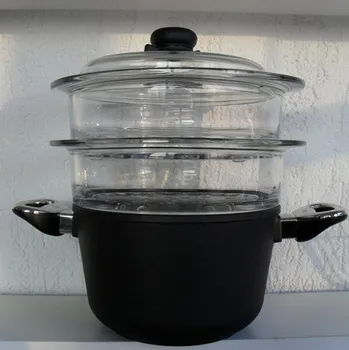 Pánev Premium parní sestavava BAF 24/12+ 2X pařák INDUKCE