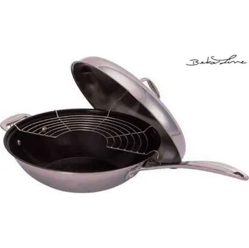 Pánev Nerezová pánev wok Beka Chef 30 cm s titanem