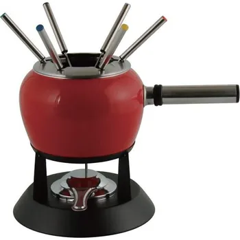 Fondue 11 dílné fondue Eva červená smalt 07 00 33