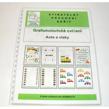 omalovánky OSKOLA.cz Grafomotorická cvičení - Auta a vlaky
