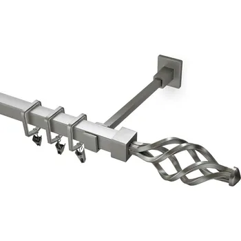 Garnýž Garnýž kovová 240 cm jednořadá 20x20 Azur matná stříbrná