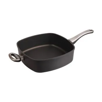 Pánev plasma titanová pánev Harecker 28x28x9 ucho ručka+ víko